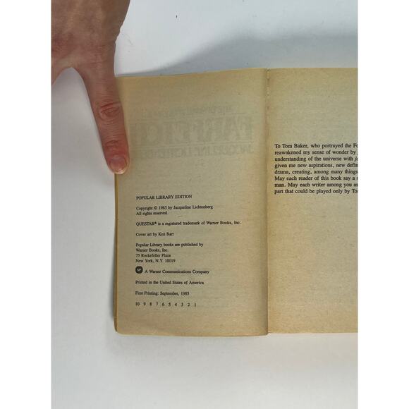 VTG Paperback Farfetch Dushau Trilogy 2 Jacqueline Lichtenberg 1985 Pop Library - Picture 7 of 7